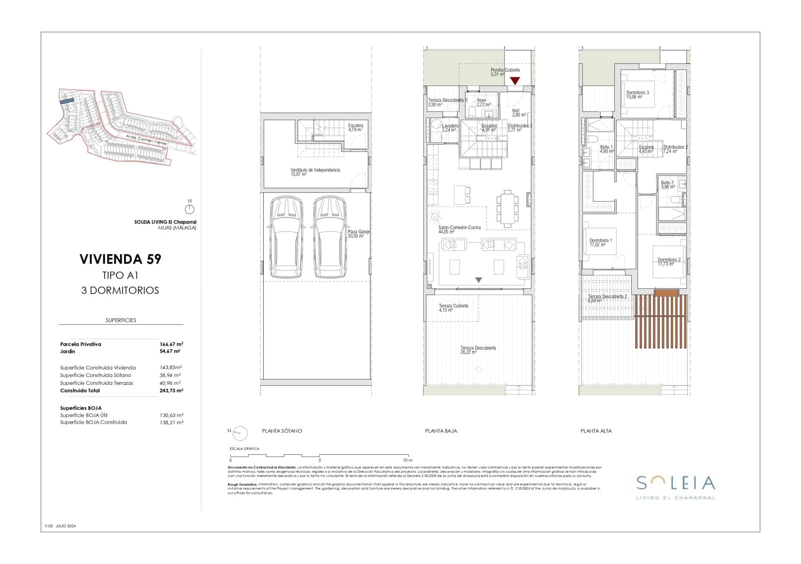 3 Zimmer Haus zu verkaufen in El Chaparral mit Pool Garage - 957.000 € (Ref: 9271537)