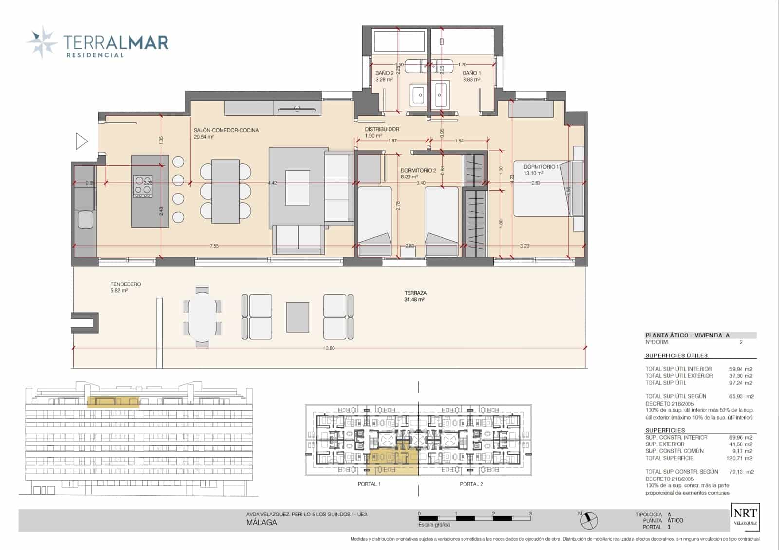2 soverom Leilighet til salgs i Malaga by - € 580 000 (Ref: 9834116)