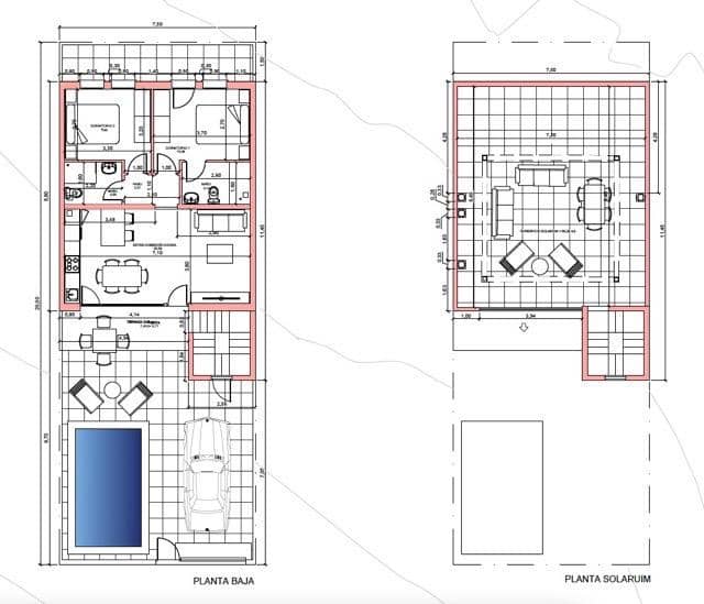2 bedroom Terraced Villa for sale in La Pinilla with pool - € 193,100 (Ref: 9765211)