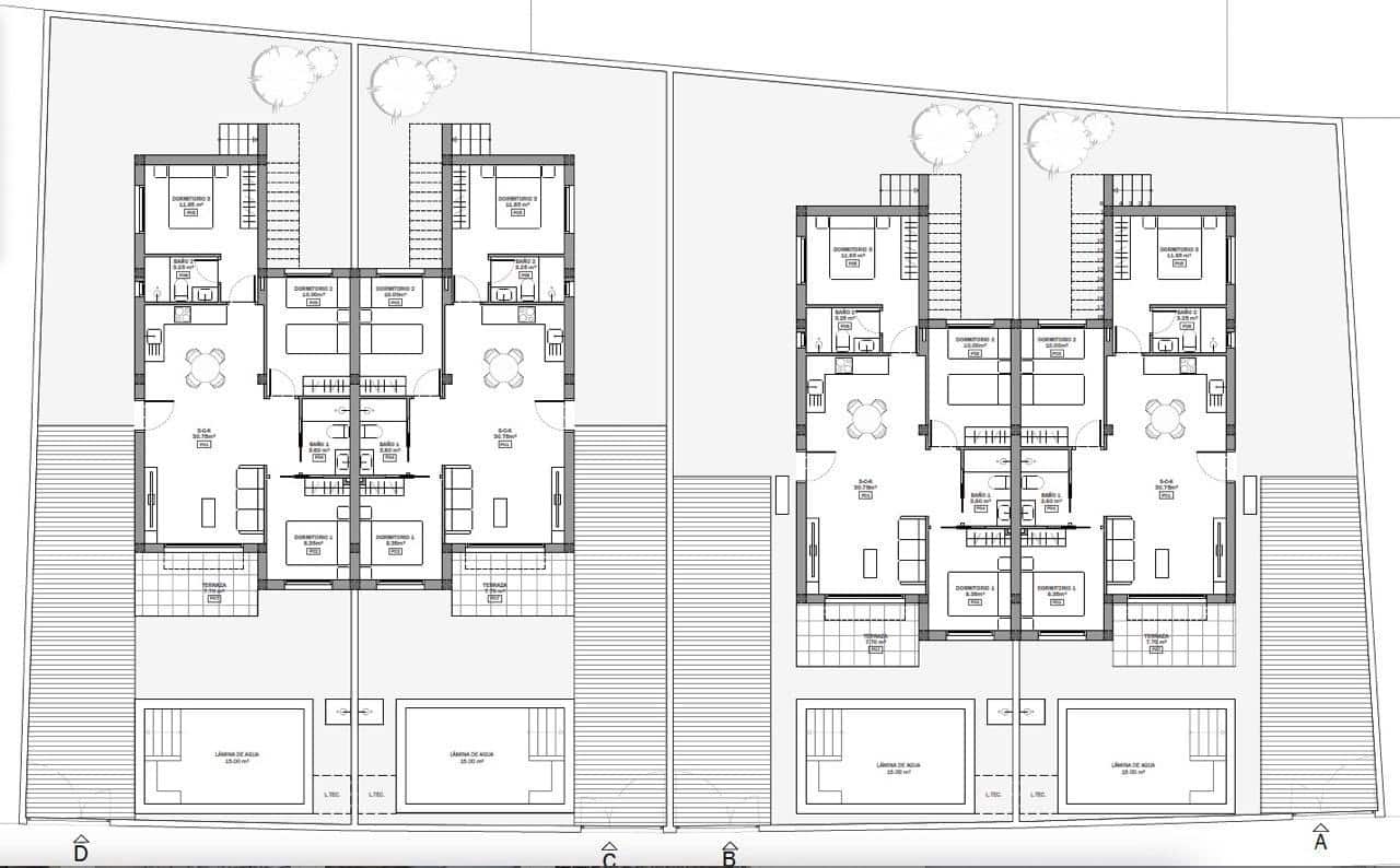 3 makuuhuone Paritalo myytävänä paikassa Mazarron mukana uima-altaan - 239 900 € (Ref: 9765216)
