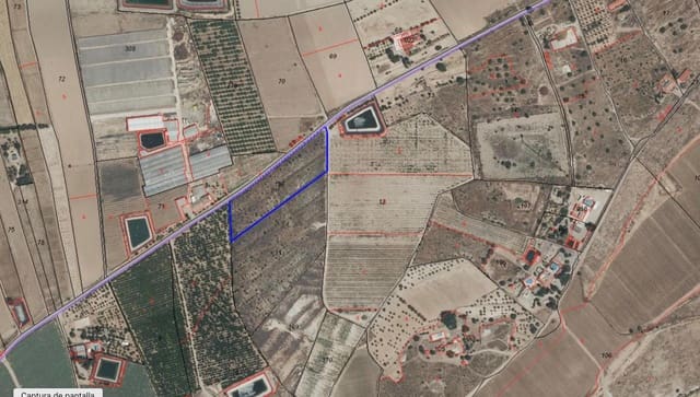 Landgrundstück zu verkaufen in Totana - 42.000 € (Ref: 9847404)