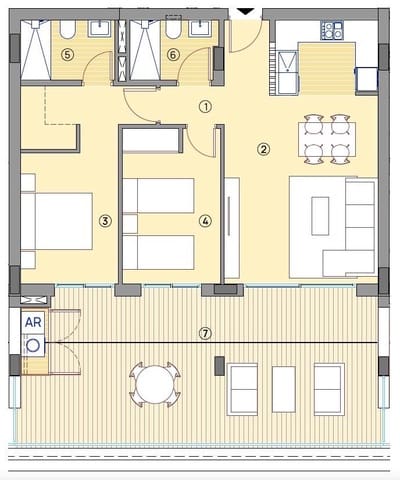 2 soverom Leilighet til salgs i Muchamiel / Mutxamel med svømmebasseng garasje - € 282 000 (Ref: 9904042)
