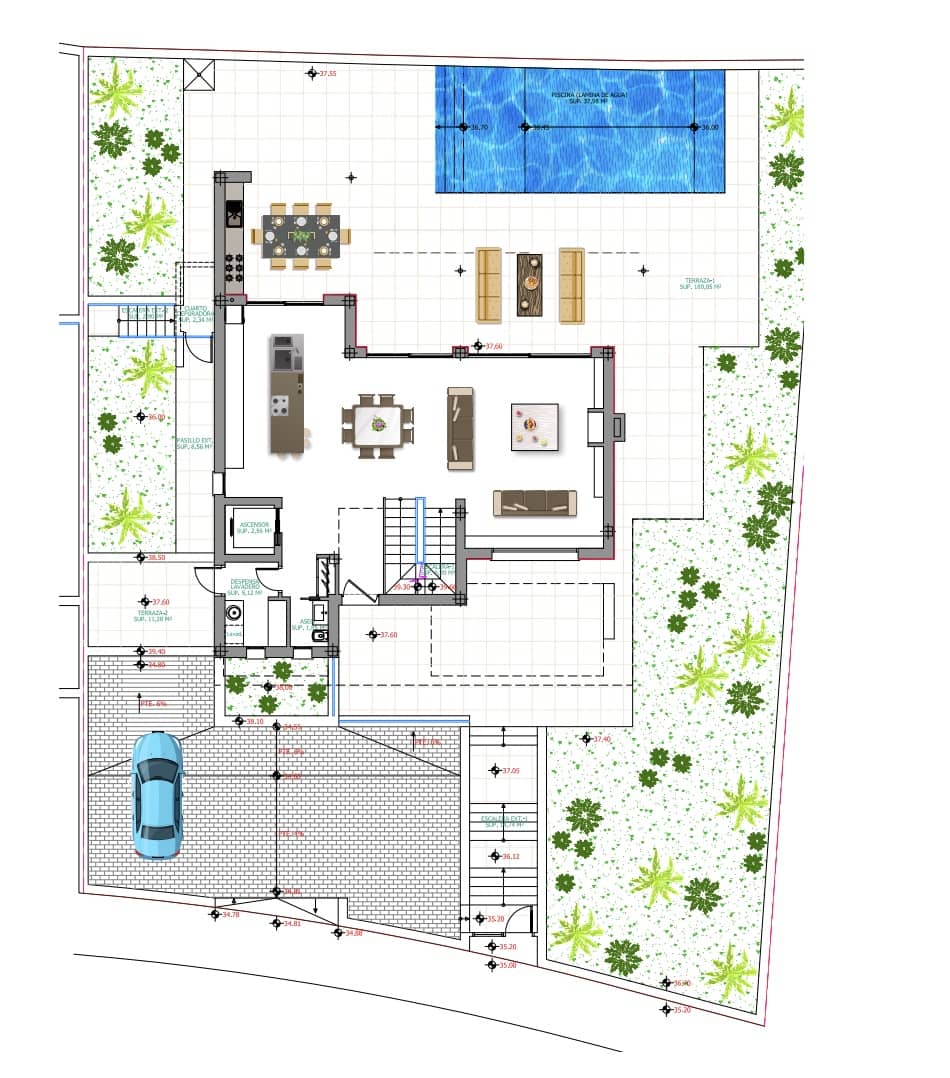 Chalet de 5 habitaciones en Mijas Costa en venta con piscina garaje - 2.499.000 € (Ref: 9770287)
