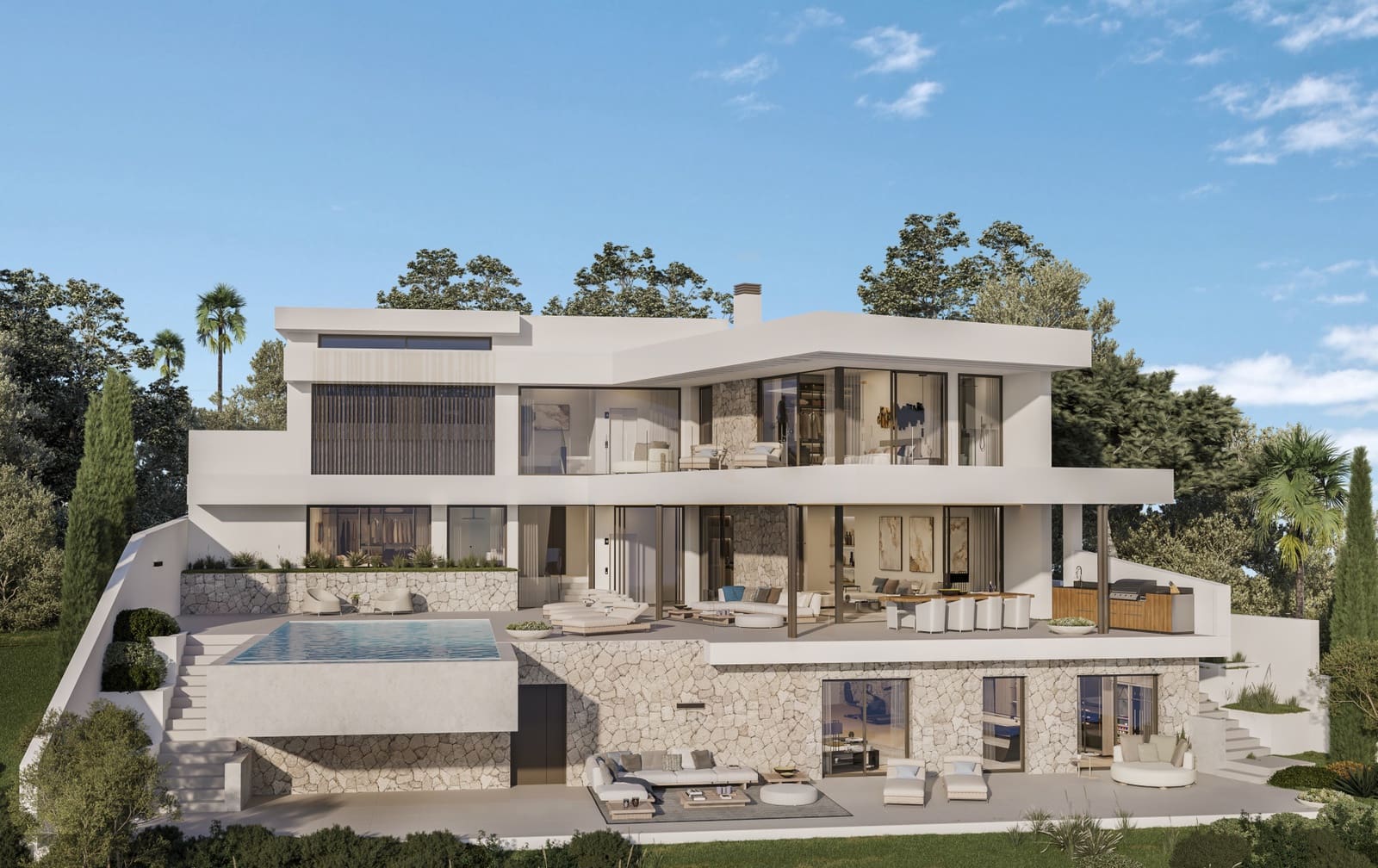 6 makuuhuone Huvila myytävänä paikassa Mijas Costa mukana uima-altaan 
autotalli - 2 595 000 € (Ref: 9772685)