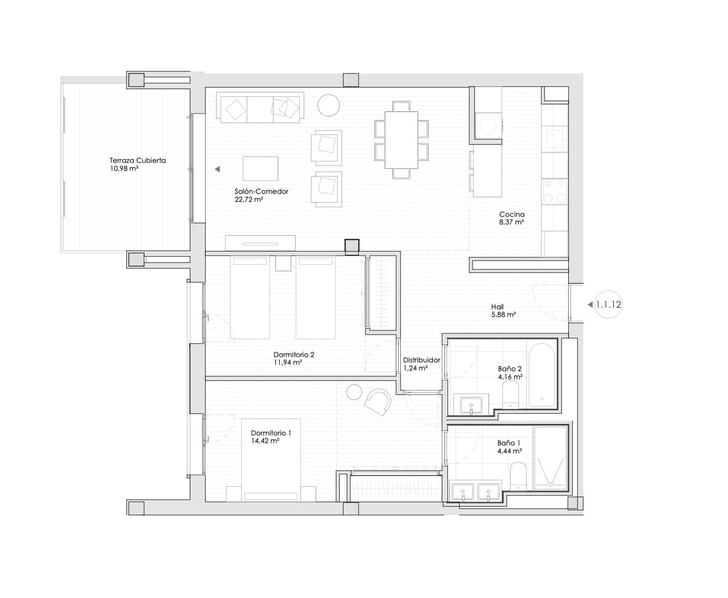 2 bedroom Apartment for sale in Estepona with pool garage - € 579,000 (Ref: 9844828)
