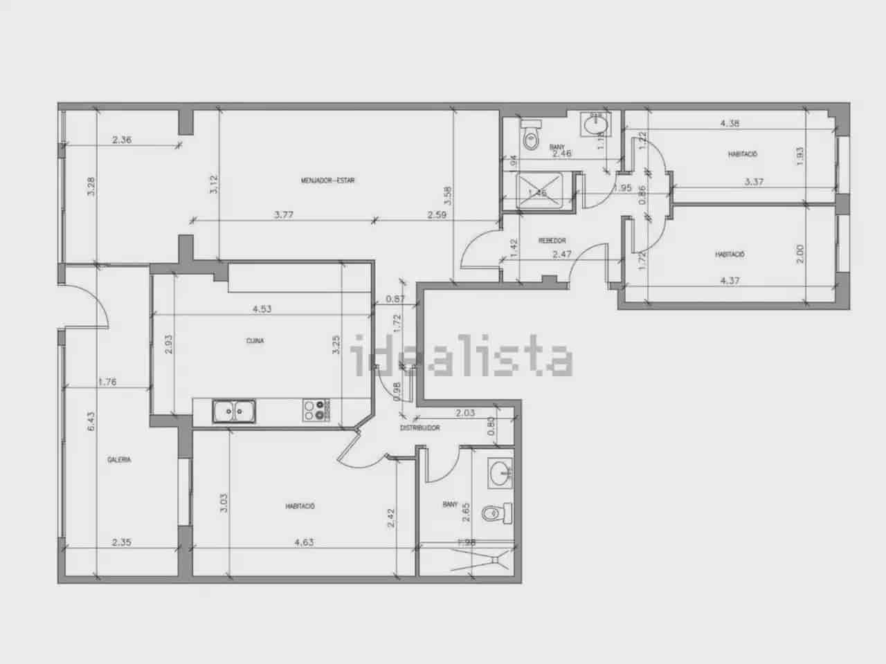 3 soveværelse Lejlighed til salg i Les Franqueses del Valles med garage - € 449.000 (Ref: 9938560)