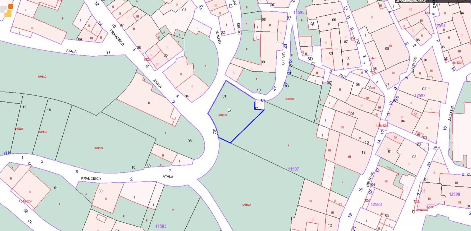 Bouwgrond te koop in Albondon - € 35.000 (Ref: 9338668)