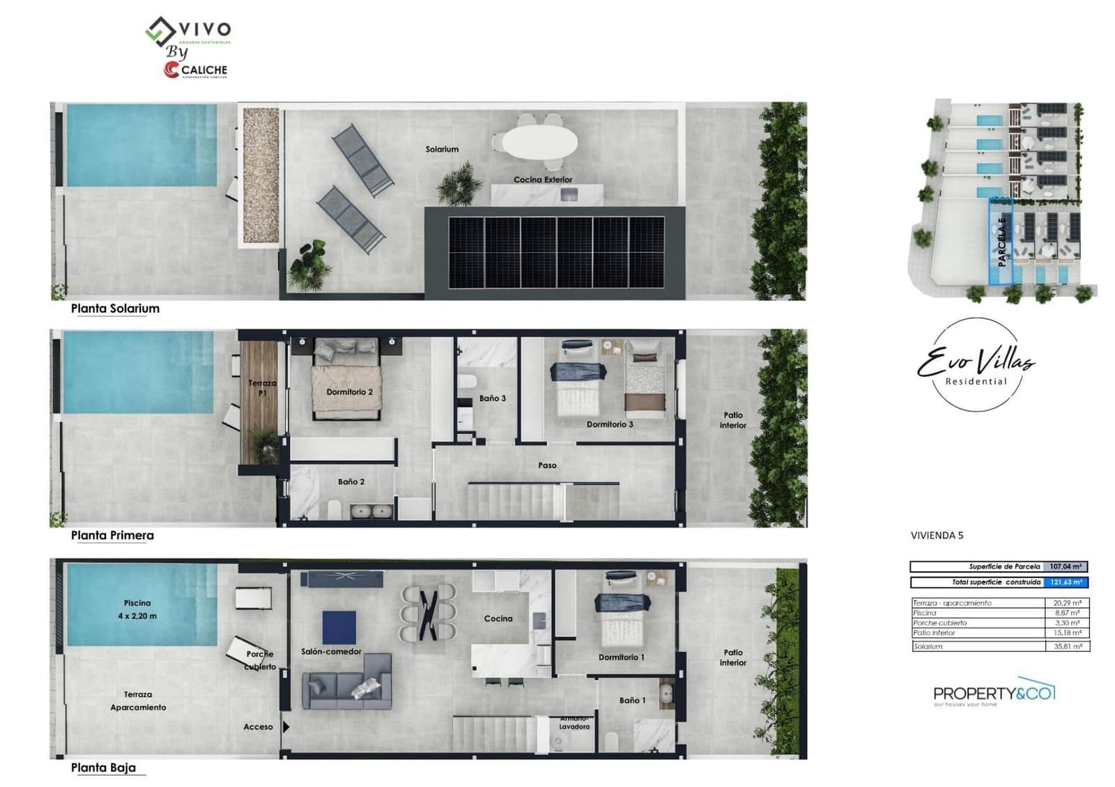 3 bedroom Villa for sale in Pilar de la Horadada with pool - € 385,000 (Ref: 9301270)