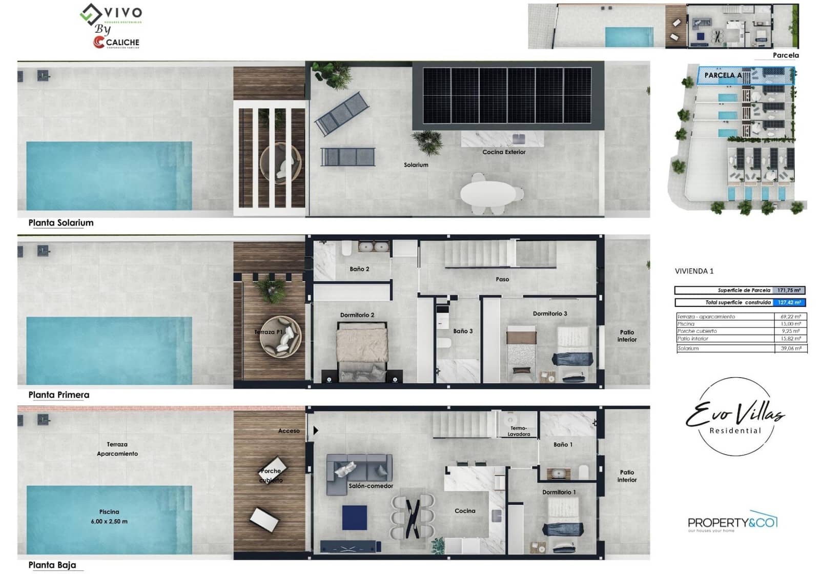 3 bedroom Villa for sale in Pilar de la Horadada with pool - € 385,000 (Ref: 9301270)