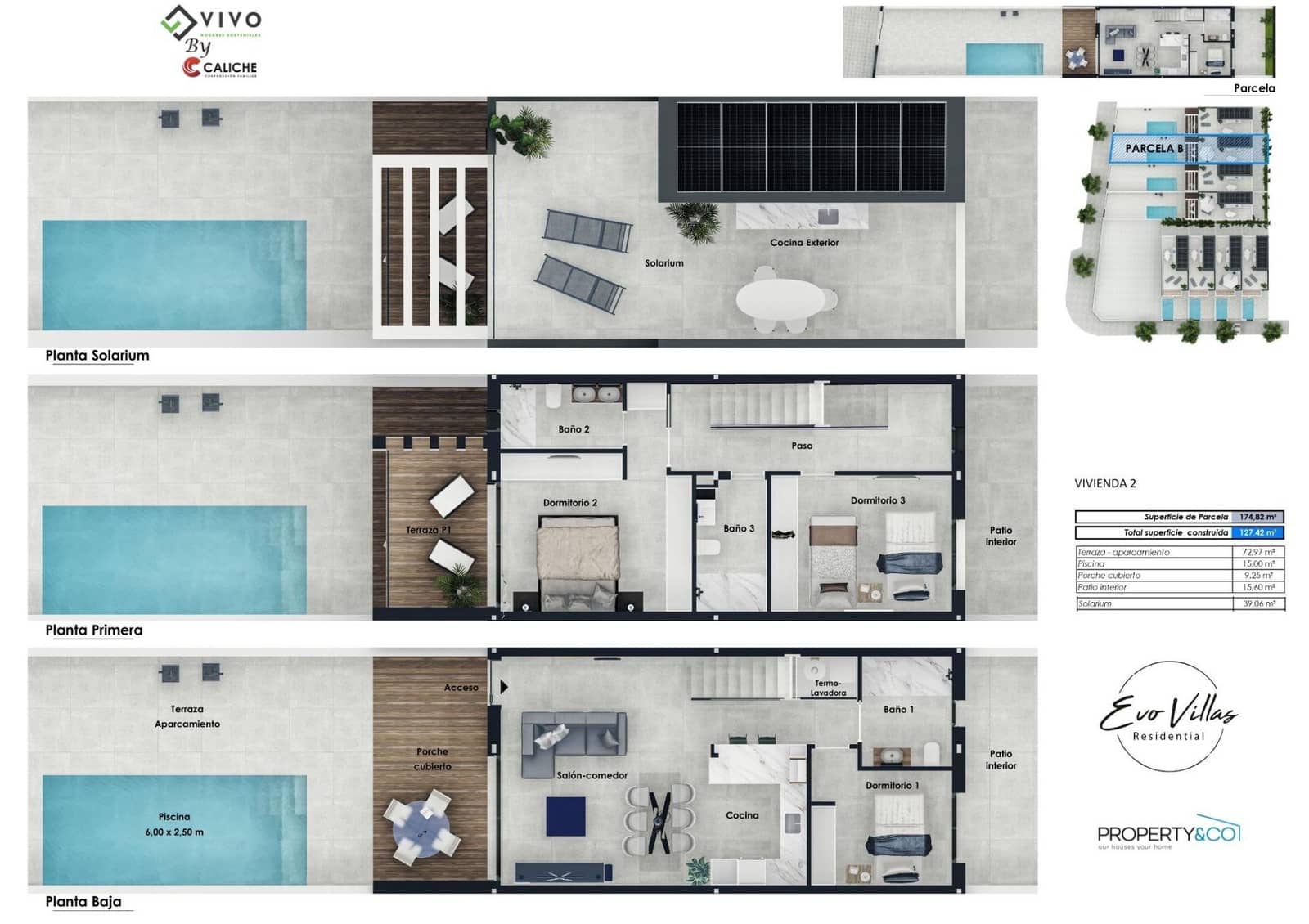 3 bedroom Villa for sale in Pilar de la Horadada with pool - € 385,000 (Ref: 9301270)