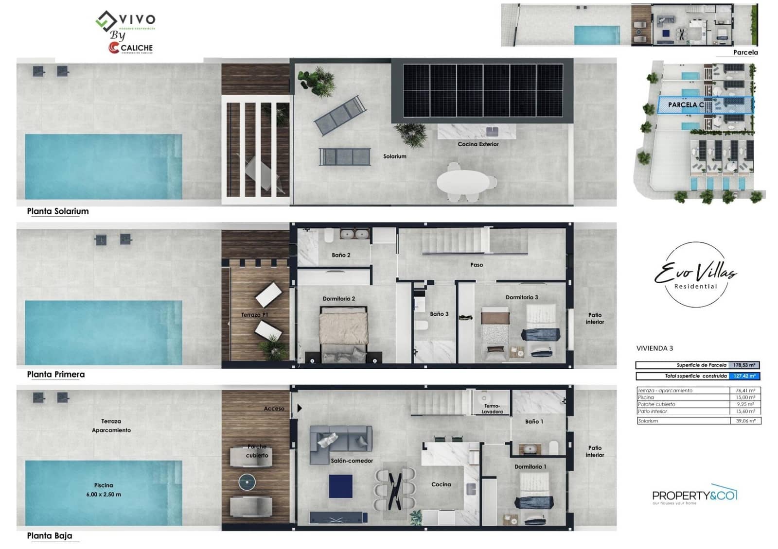 3 bedroom Villa for sale in Pilar de la Horadada with pool - € 385,000 (Ref: 9301270)