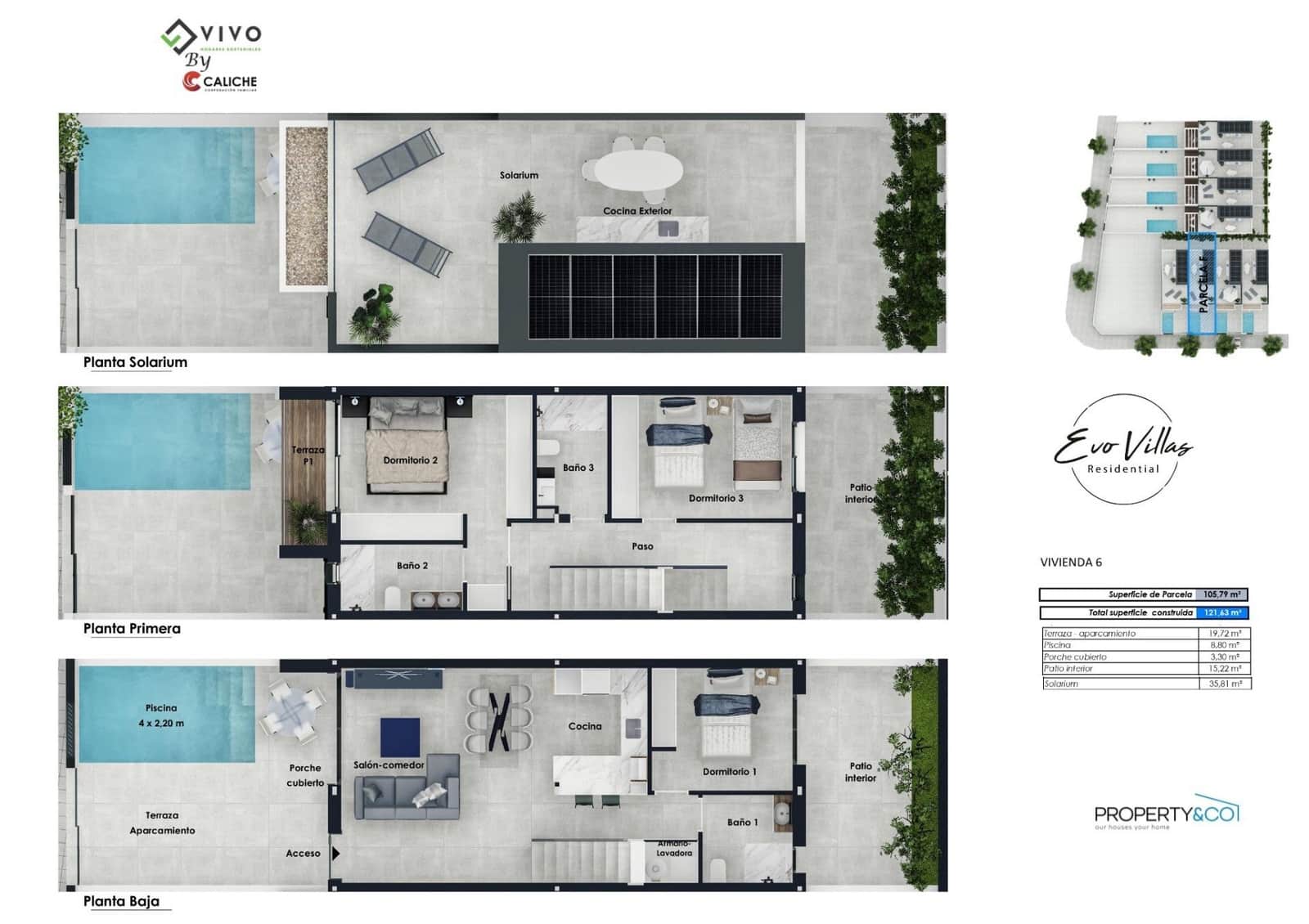 3 bedroom Villa for sale in Pilar de la Horadada with pool - € 385,000 (Ref: 9301270)