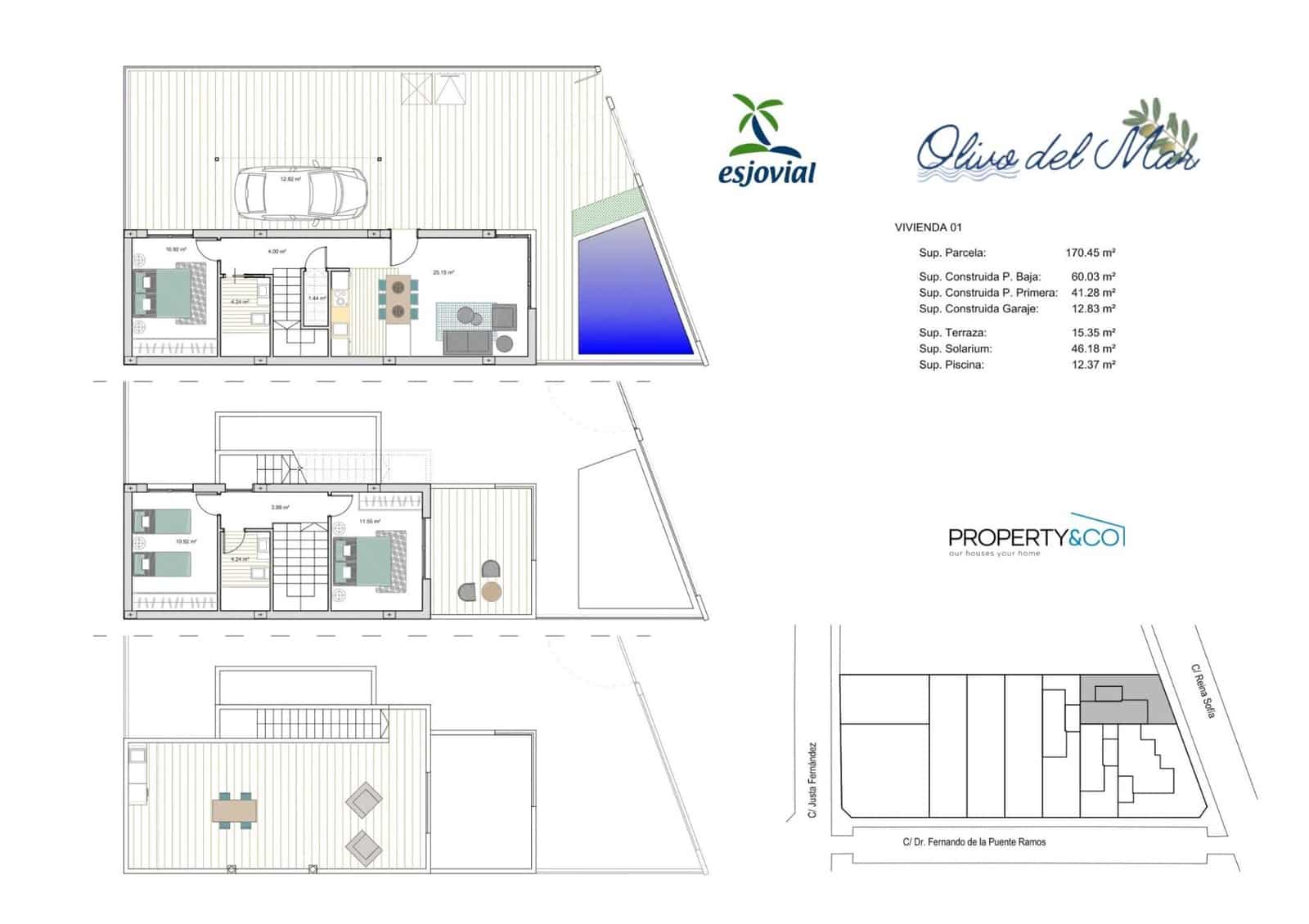 3 makuuhuone Huvila myytävänä paikassa Los Alcazares mukana uima-altaan - 349 900 € (Ref: 9301276)