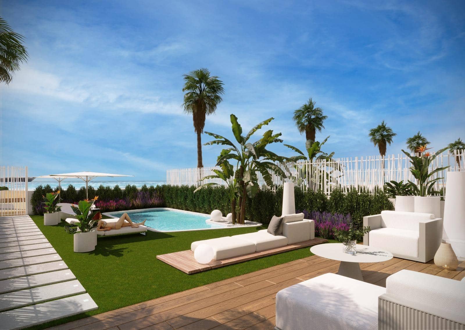 Apartamento de 2 habitaciones en La Manga del Mar Menor en venta - 599.000 € (Ref: 9301278)