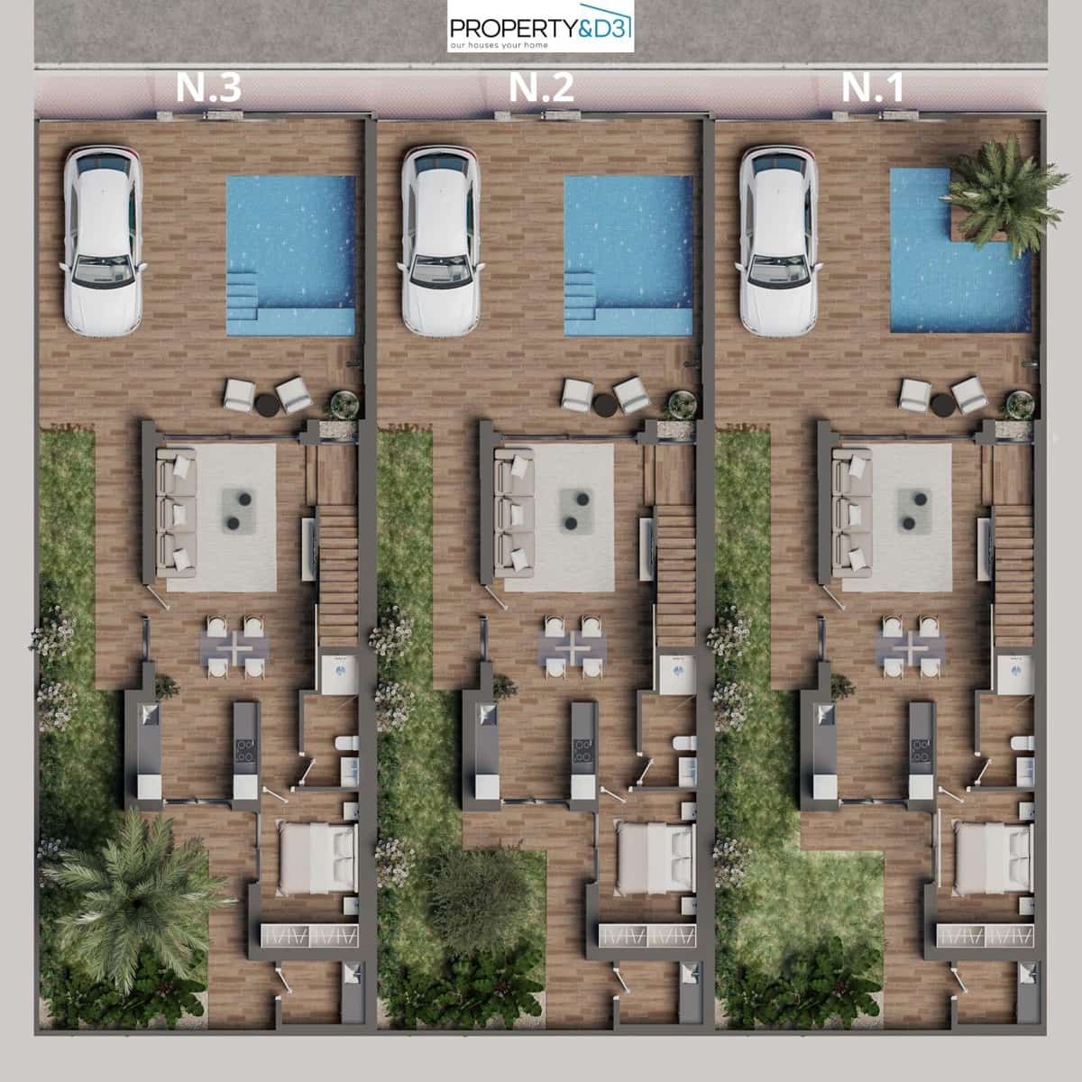 3 bedroom Villa for sale in San Pedro del Pinatar with pool - € 479,900 (Ref: 9301279)