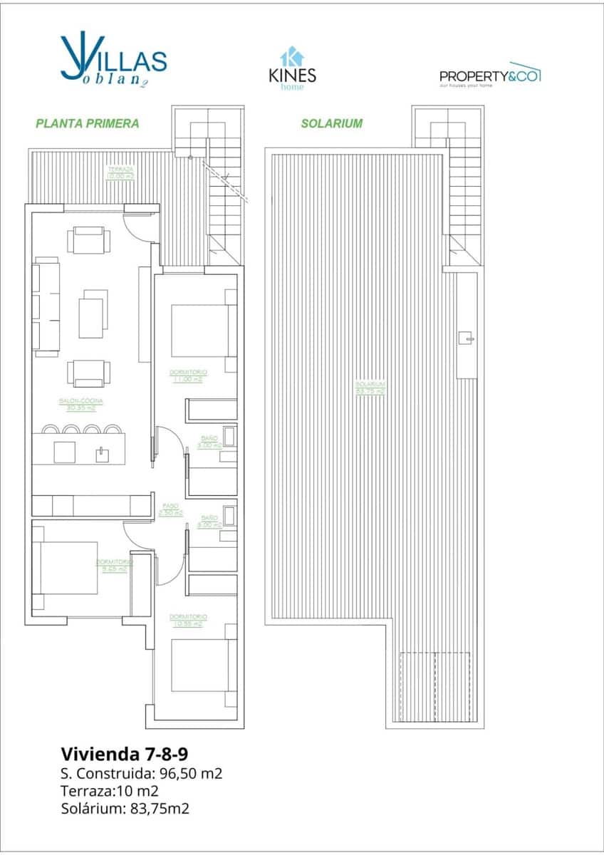 3 soveværelse Villa til salg i San Pedro del Pinatar med swimmingpool - € 269.900 (Ref: 9301280)