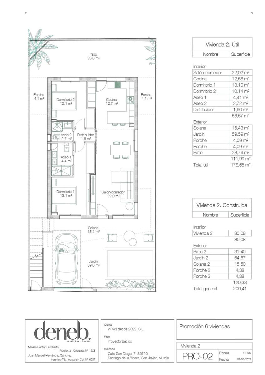 2 camera da letto Appartamento in vendita in Santiago de la Ribera con piscina - 339.000 € (Rif: 9427253)
