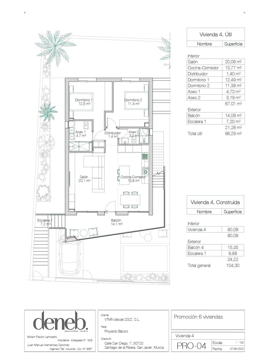 2 camera da letto Appartamento in vendita in Santiago de la Ribera con piscina - 339.000 € (Rif: 9427253)