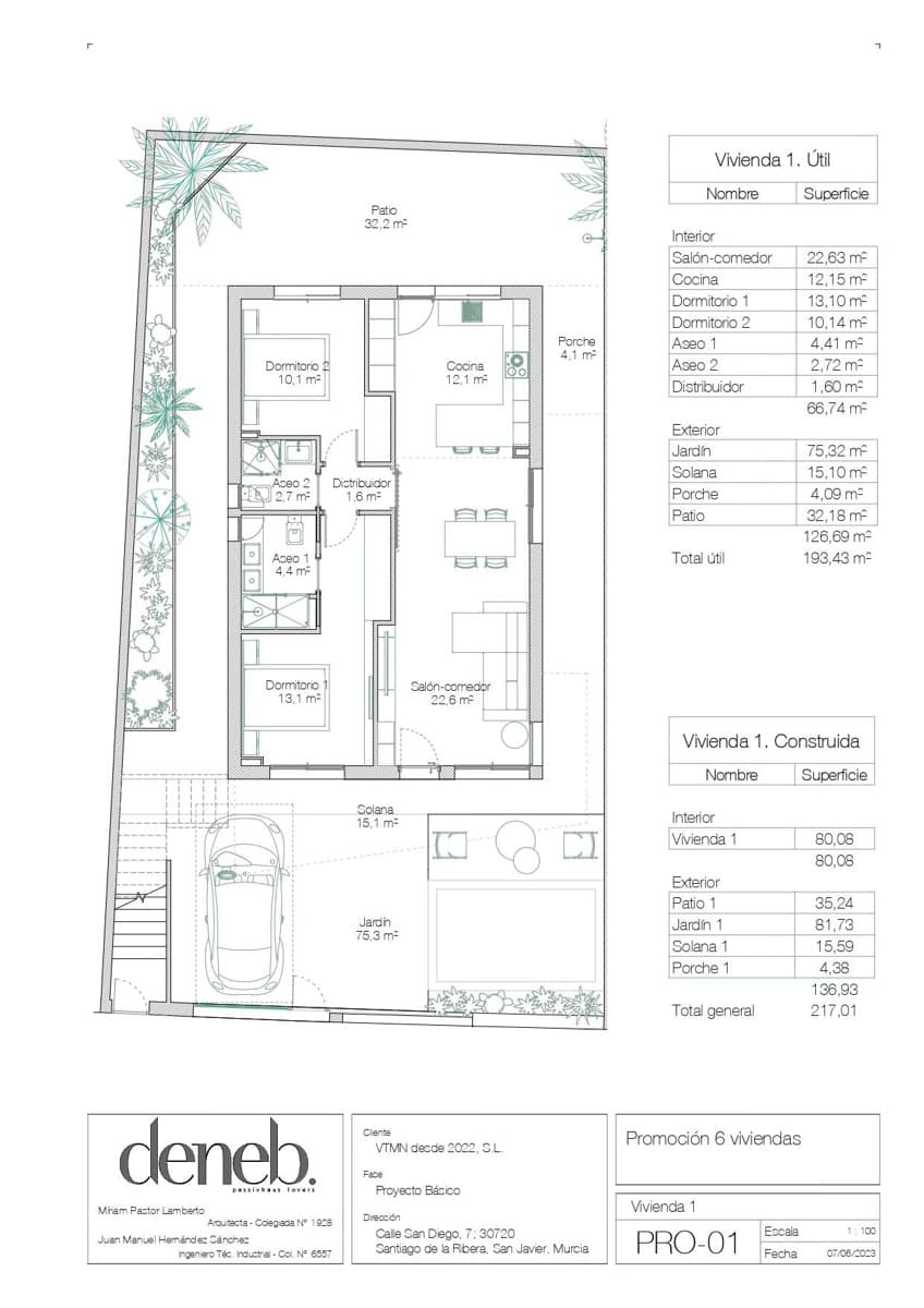 2 camera da letto Appartamento in vendita in Santiago de la Ribera con piscina - 339.000 € (Rif: 9427253)