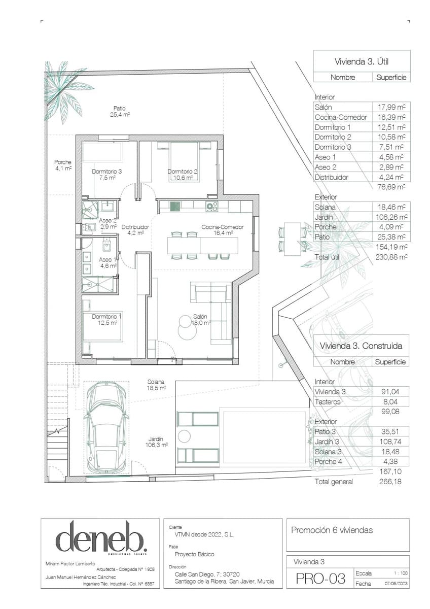 2 camera da letto Appartamento in vendita in Santiago de la Ribera con piscina - 339.000 € (Rif: 9427253)