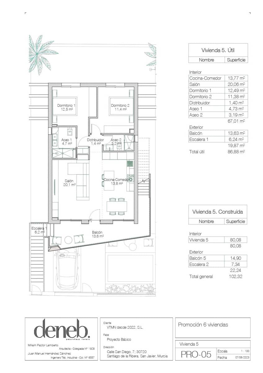2 camera da letto Appartamento in vendita in Santiago de la Ribera con piscina - 339.000 € (Rif: 9427253)