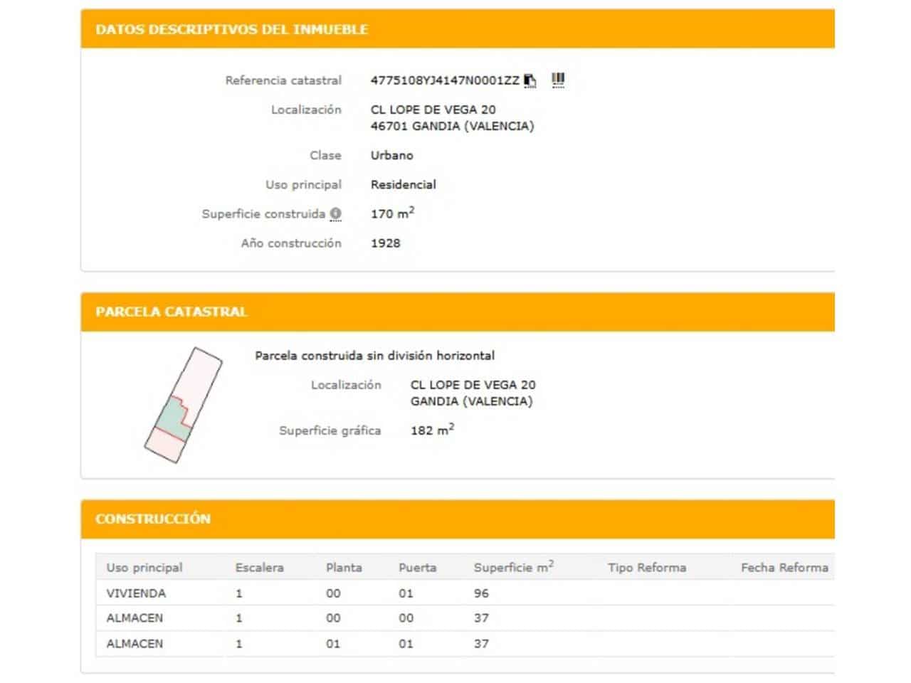 3 sovrum Hus till salu i Gandia - 250 000 € (Ref: 9473861)