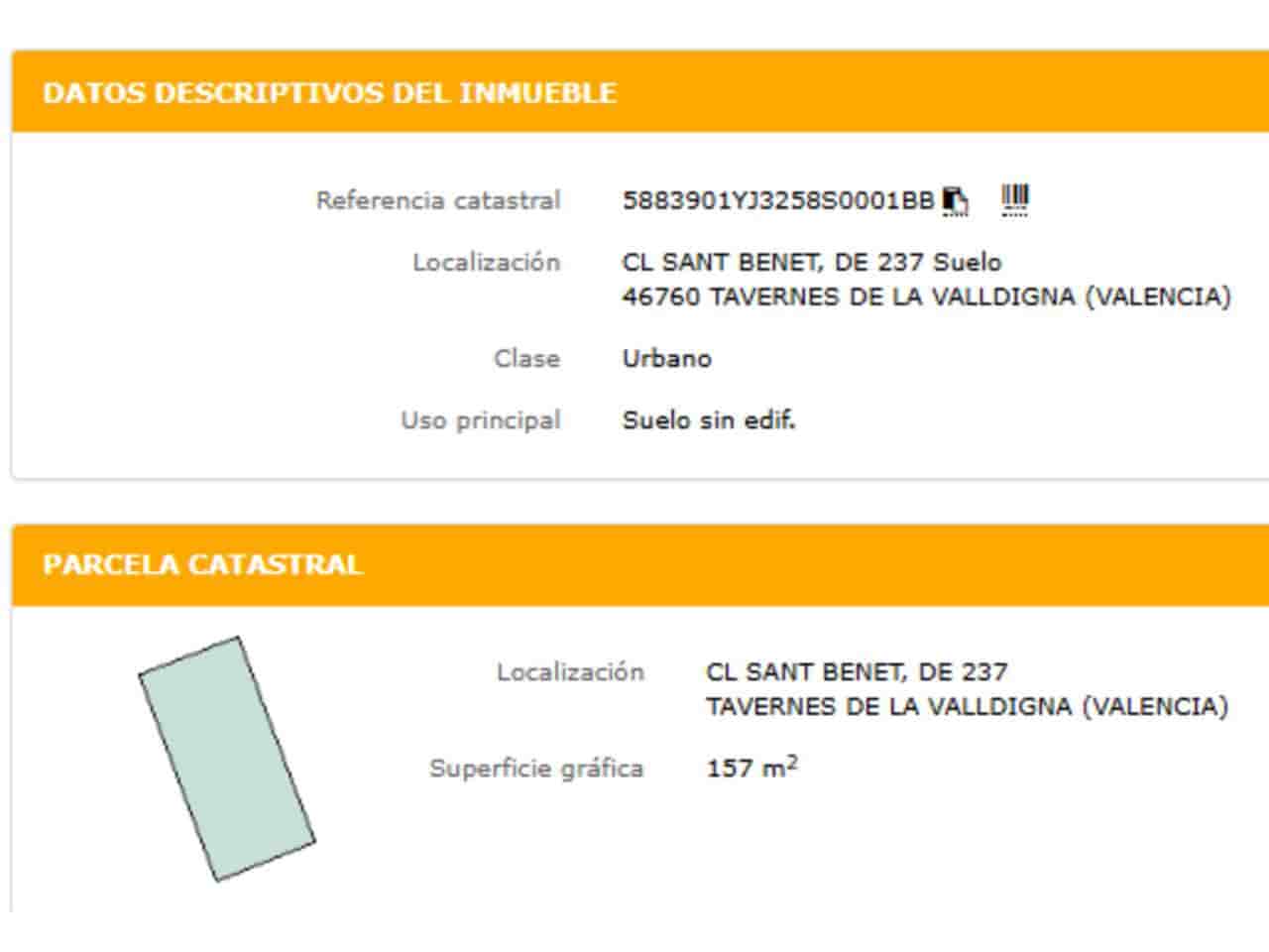 Teren niezagospodarowany na sprzedaż w Tavernes de la Valldigna - 83 000 € (Ref: 9516266)