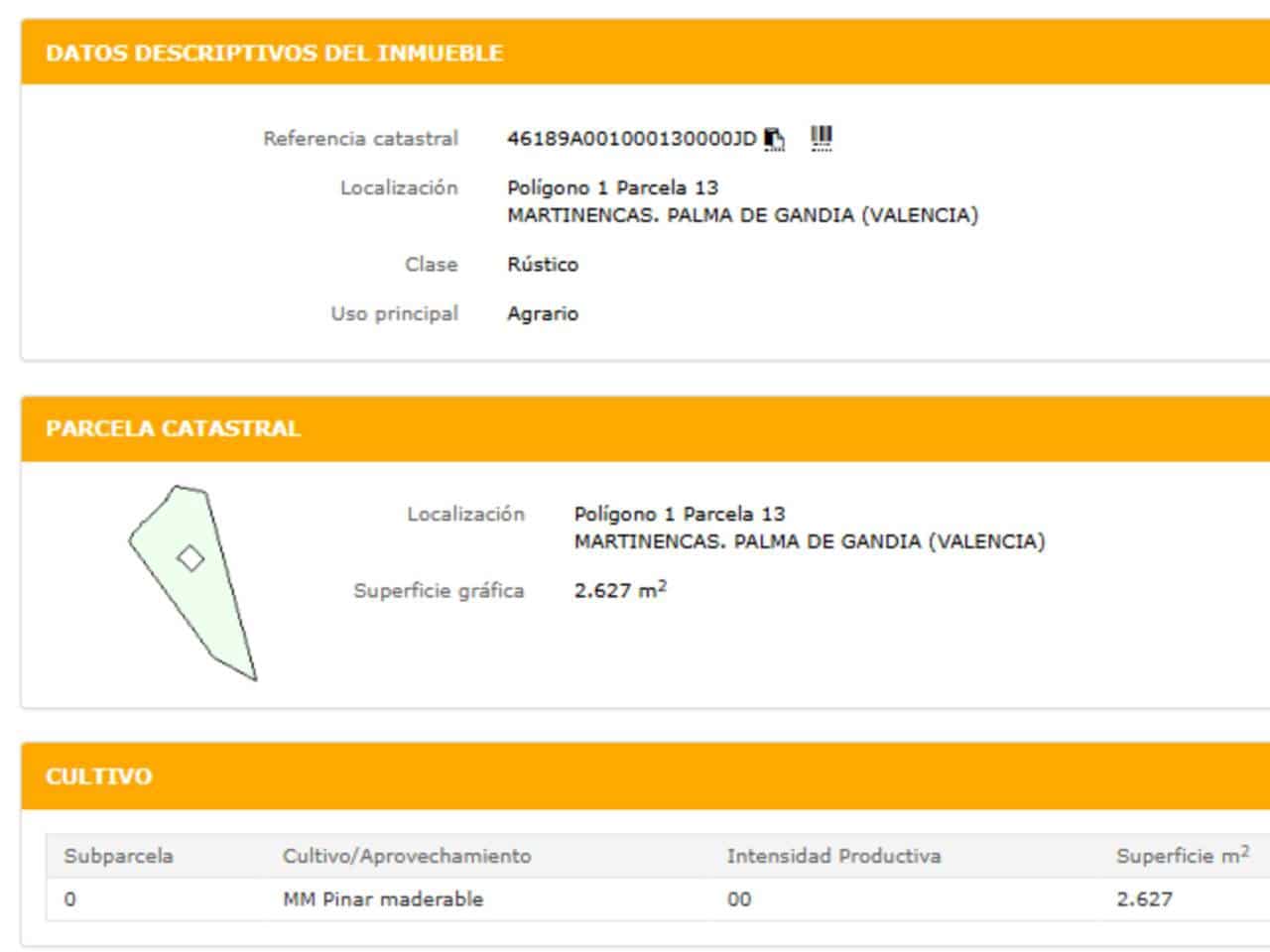 Undeveloped Land for sale in Palma de Gandia - € 70,000 (Ref: 9533063)