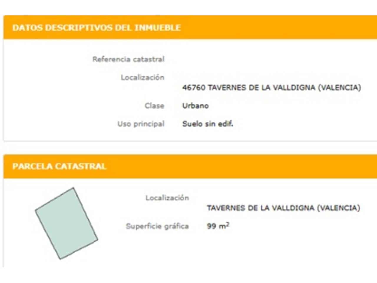 Building Plot for sale in Tavernes de la Valldigna - € 49,000 (Ref: 9540613)