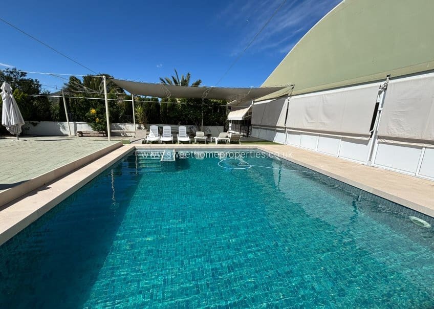 8 chambre Finca/Maison de Campagne à vendre à Sax avec piscine garage - 575 000 € (Ref: 10080047)