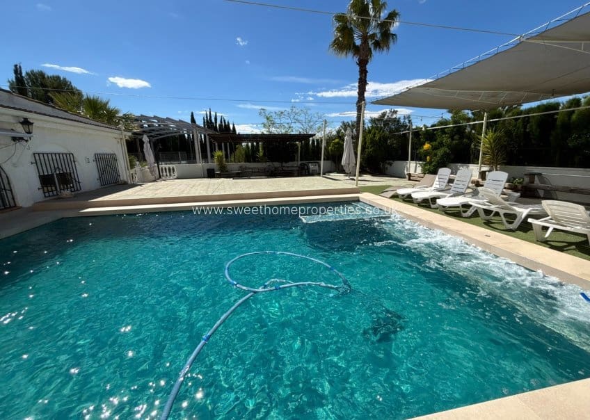 8 chambre Finca/Maison de Campagne à vendre à Sax avec piscine garage - 575 000 € (Ref: 10080047)