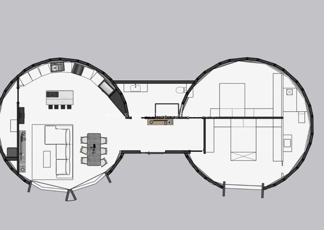 2 sypialnia Finka/Dom wiejski na sprzedaż w Pinoso z basenem - 276 500 € (Ref: 10172835)