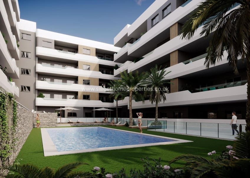 2 slaapkamer Appartement te koop in Santa Pola met zwembad - € 230.000 (Ref: 9665503)
