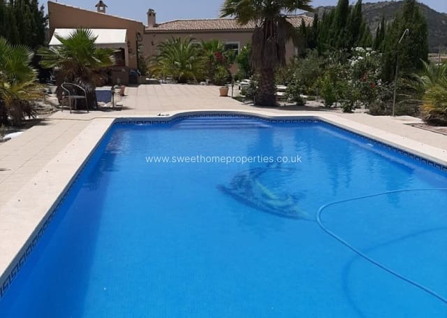 4 soveværelse Finca/Landehus til salg i Cañada de la Lena, Abanilla med swimmingpool - € 350.000 (Ref: 9809775)