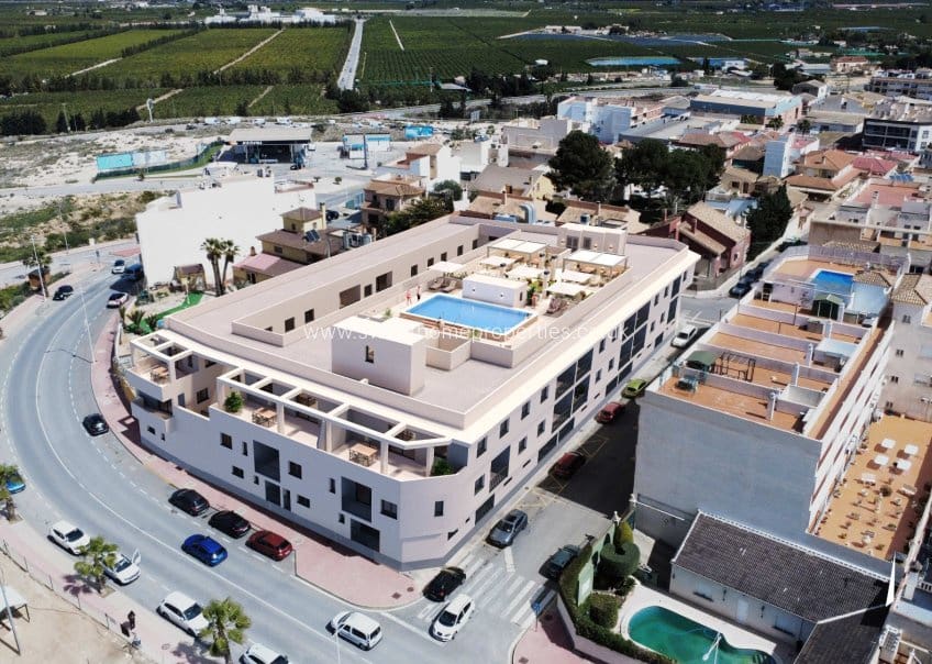 2 sovrum Lägenhet till salu i San Miguel de Salinas med pool - 155 000 € (Ref: 9847553)