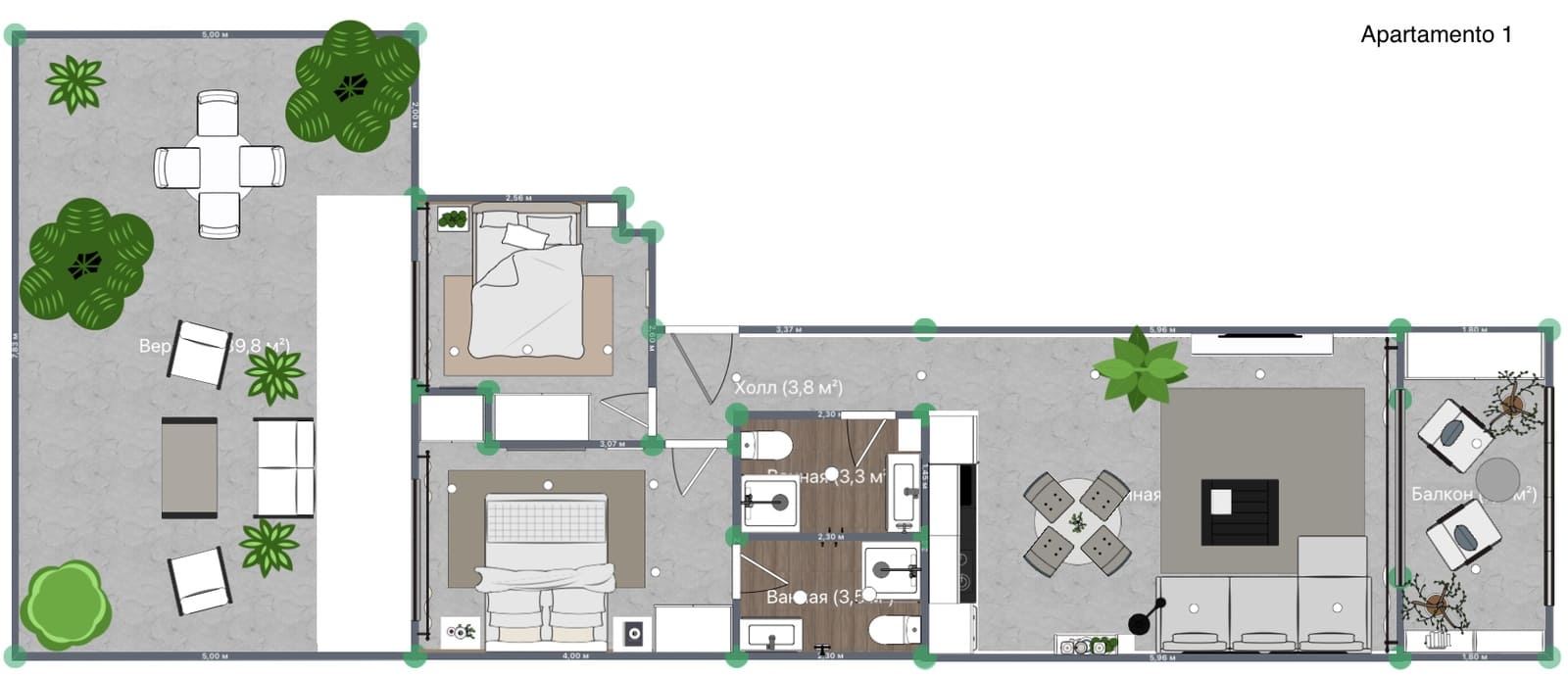 2 sovrum Lägenhet till salu i Playa San Juan med pool garage - 300 000 € (Ref: 9319921)