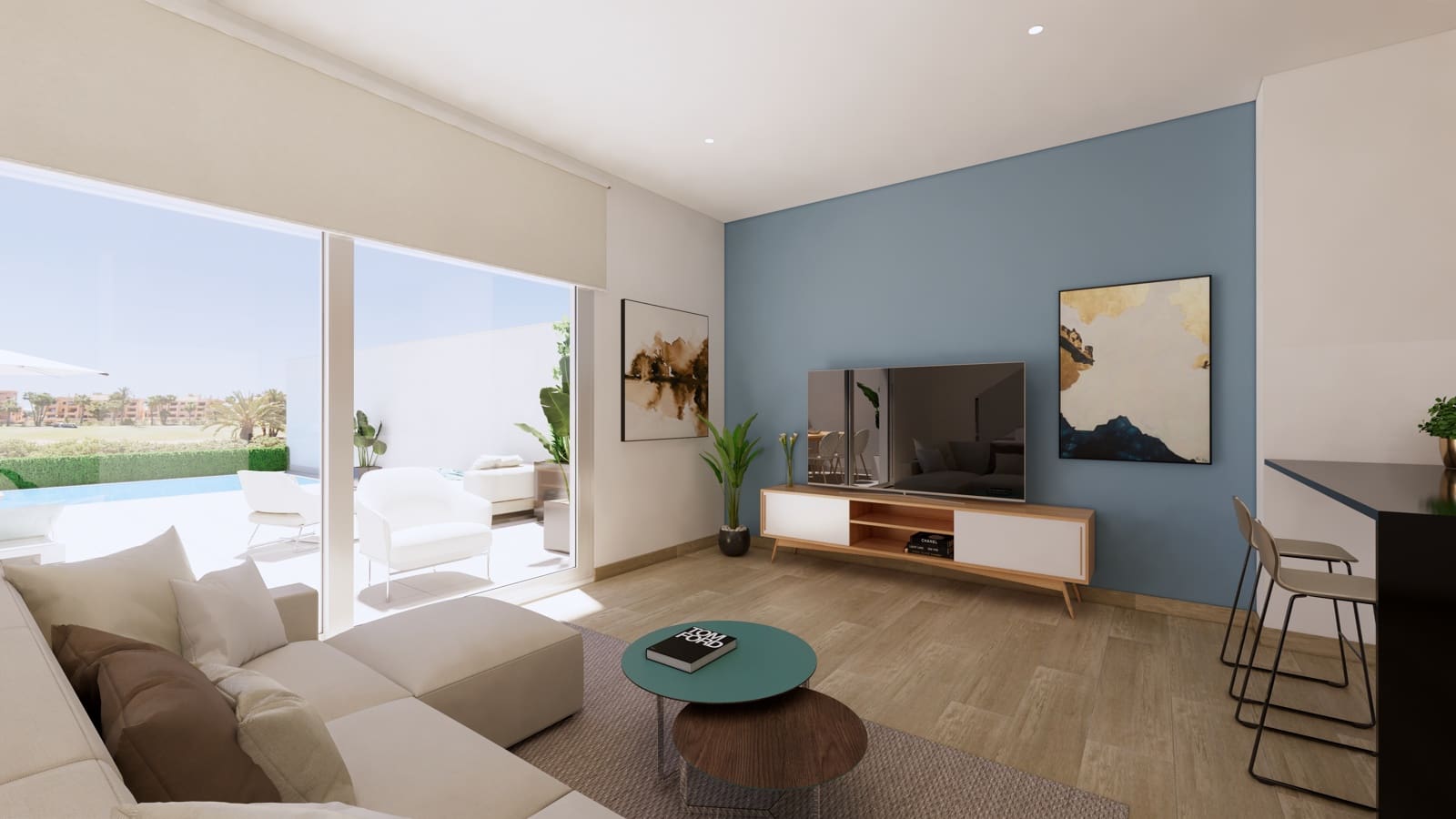 3 soveværelse Rækkehus til salg i Los Alcazares med swimmingpool garage - € 357.000 (Ref: 9337000)