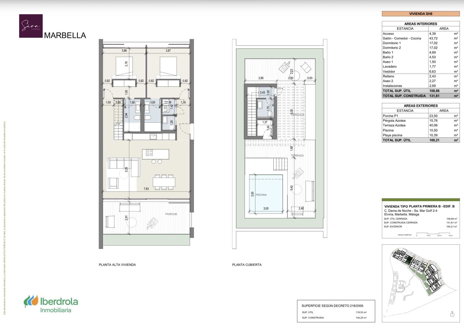 2 camera da letto Attico in vendita in Elviria con piscina - 870.000 € (Rif: 9747268)
