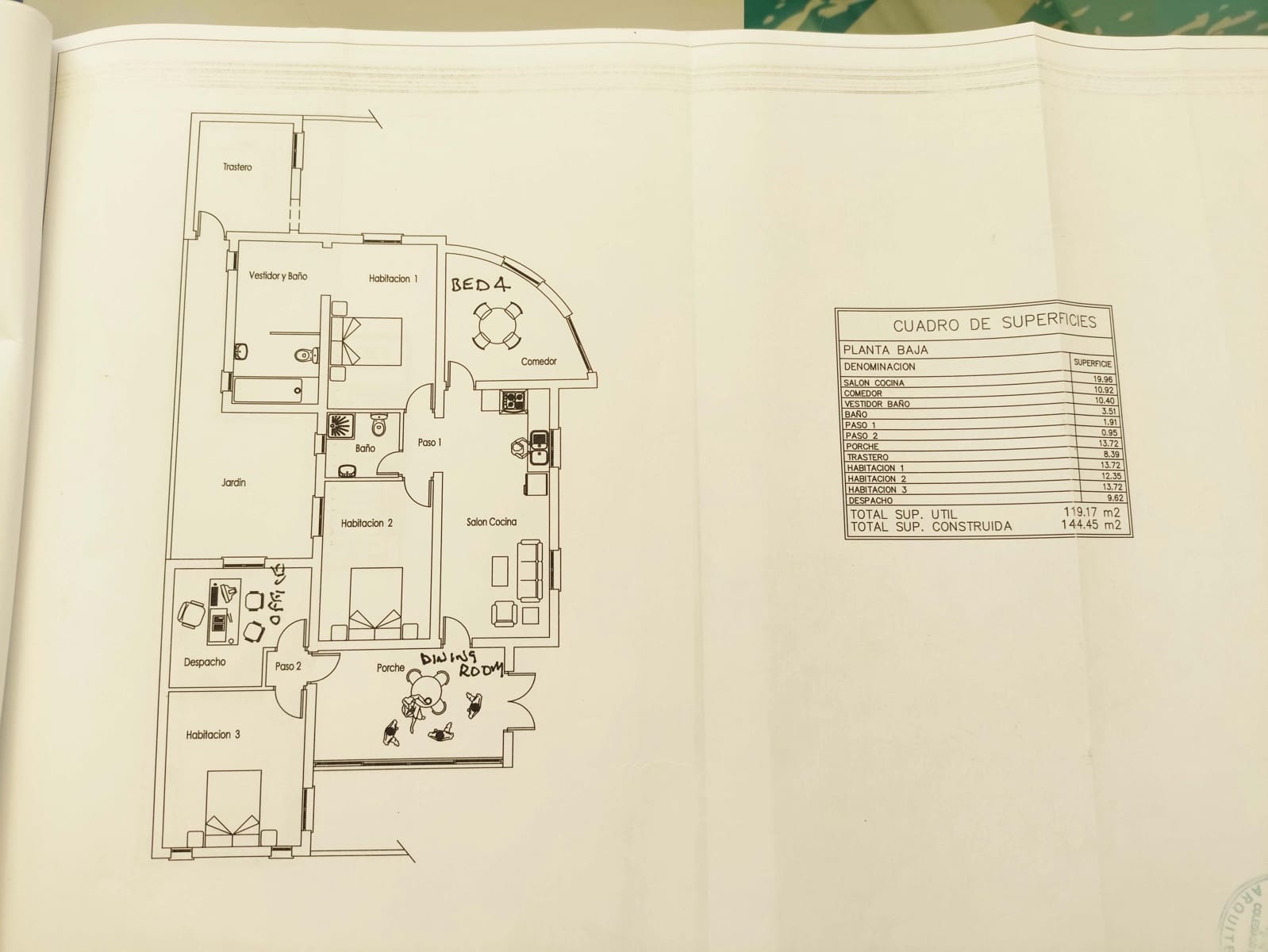 4 bedroom Villa for sale in Orihuela Costa with pool garage - € 359,950 (Ref: 9332884)