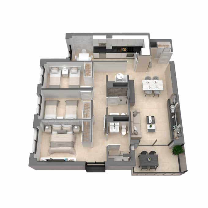 3 soverom Leilighet til salgs i Castello de la Plana med svømmebasseng garasje - € 185 000 (Ref: 9438211)