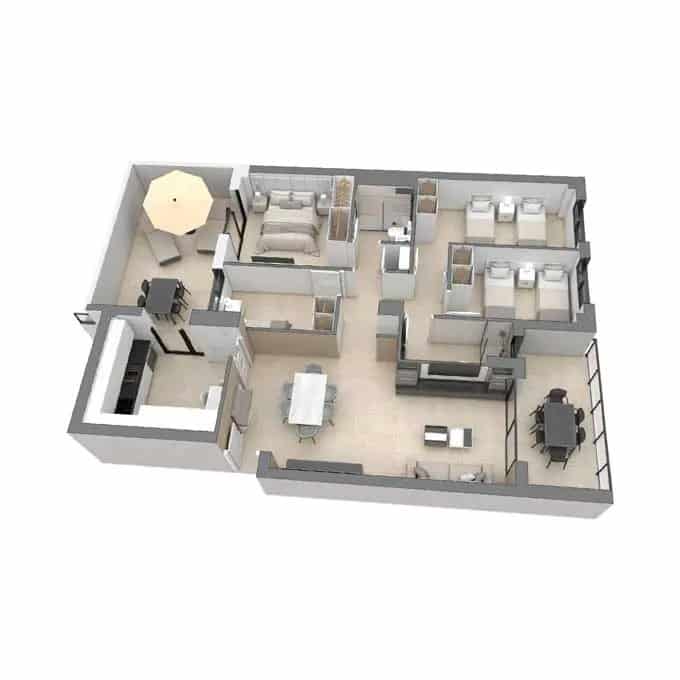 3 sypialnia Apartament na sprzedaż w Castello de la Plana z basenem garażem - 247 000 € (Ref: 9438248)