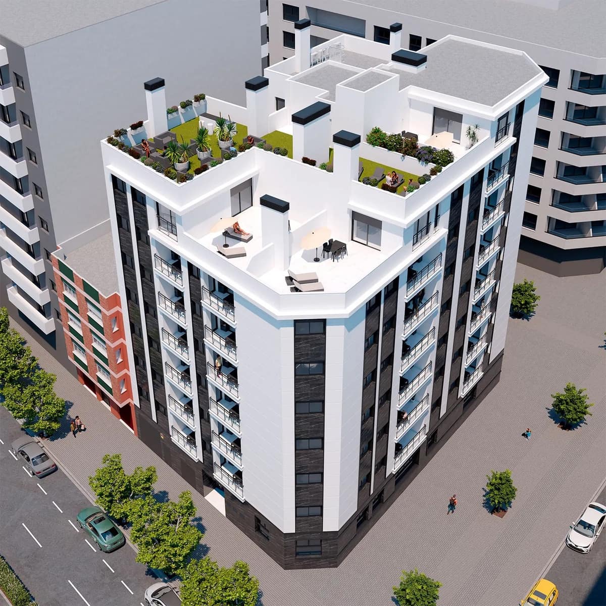 3 sypialnia Apartament na sprzedaż w Castello de la Plana z basenem garażem - 247 000 € (Ref: 9438248)