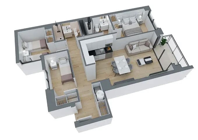 2 soverom Leilighet til salgs i Castello de la Plana med svømmebasseng garasje - € 191 000 (Ref: 9438349)