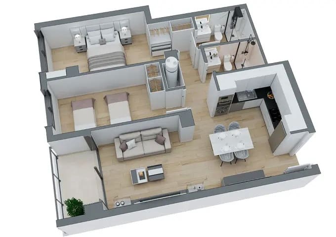 2 soverom Leilighet til salgs i Castello de la Plana med svømmebasseng garasje - € 191 000 (Ref: 9438349)