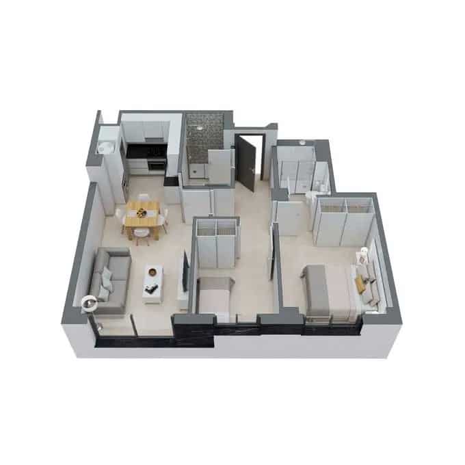 3 slaapkamer Appartement te koop in Castello de la Plana met zwembad garage - € 201.000 (Ref: 9438392)