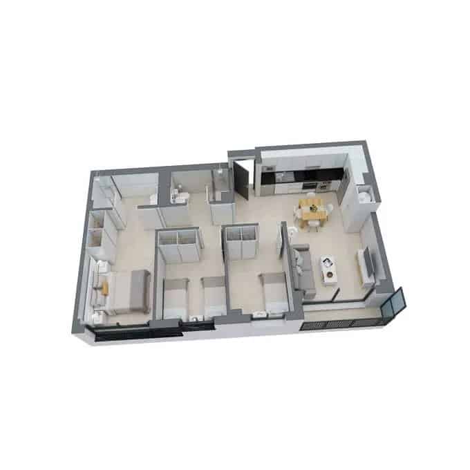 3 slaapkamer Appartement te koop in Castello de la Plana met zwembad garage - € 201.000 (Ref: 9438392)