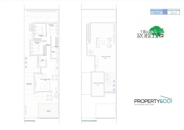3 Zimmer Villa zu verkaufen in Las Lomas de Rame - Bahía Bella, Los Alcázares mit Pool Garage - 392.000 € (Ref: 9481646)