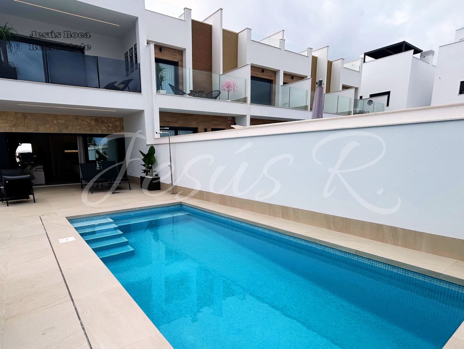 3 chambre Villa/Maison Semi-Mitoyenne à vendre à San Pedro del Pinatar avec piscine garage - 410 000 € (Ref: 9564165)