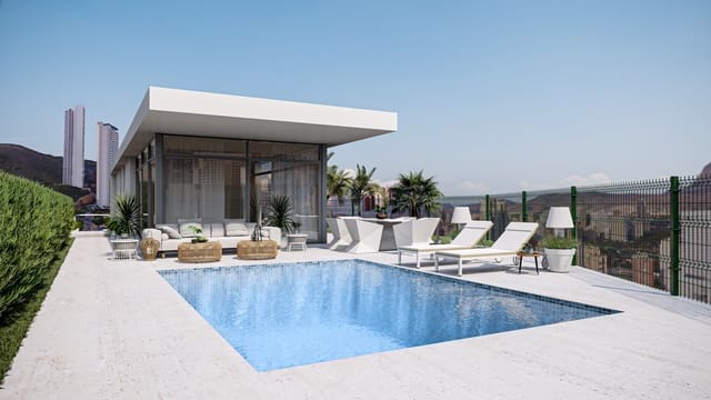 3 sypialnia Willa na sprzedaż w Benidorm z basenem garażem - 1 157 380 € (Ref: 9348081)