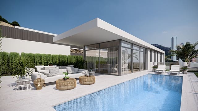 3 sypialnia Willa na sprzedaż w Benidorm z basenem garażem - 1 157 380 € (Ref: 9348081)